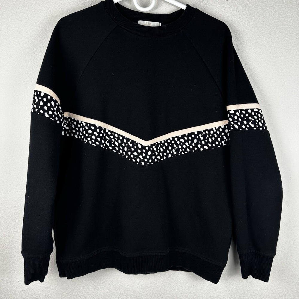 Sarah's Day x White Fox Active All I Do‎ Is Brunch Blackout Sweater Large